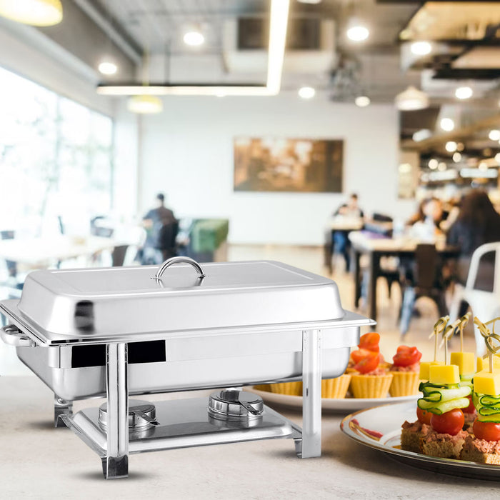 SOGA Triple Tray Stainless Steel Chafing Catering Dish Food Warmer