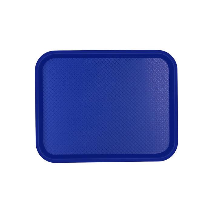 CHEF INOX PLASTIC TRAY POLYPROP 450x350x23mm BLUE Box of 12