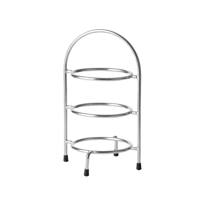 CHEF INOX 3-TIER ROUND DISPLAY STAND 195x285x440mm