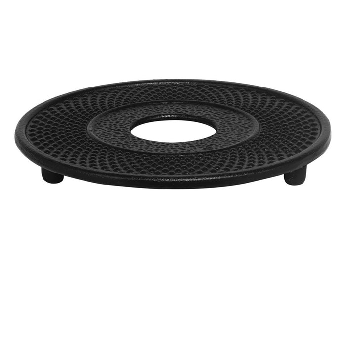 Avanti Hobnail Cast Iron Trivet, 13cm Diameter - Black