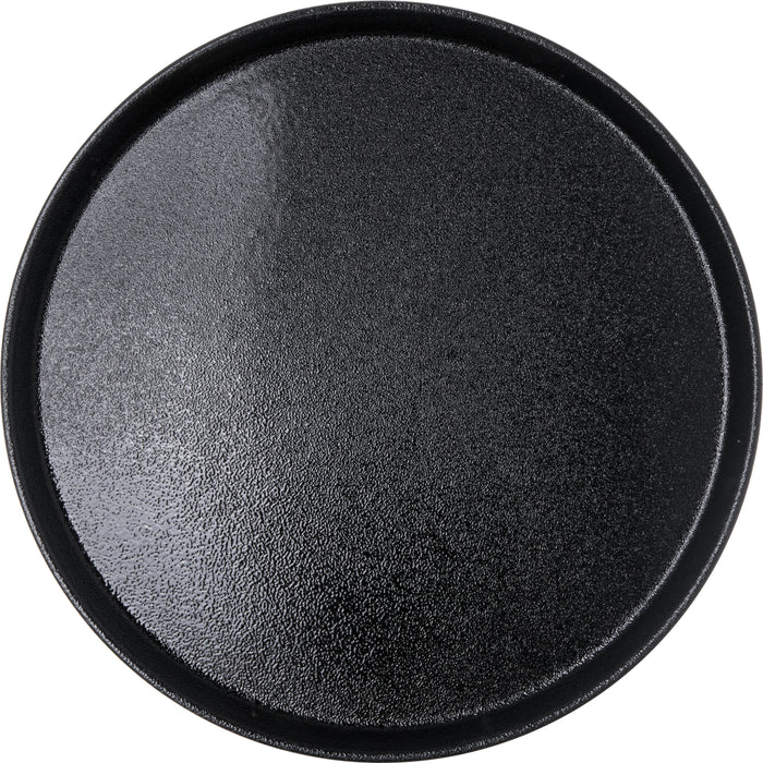 1600GR2004 GriptiteTM 2 Round Non-Skid Tray 400mm in Black specially designed stain & odour resistant - 12 per pack - pack price