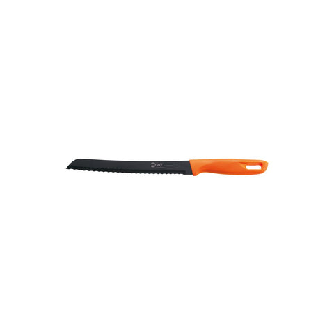 IVO EVO "221000" BREAD KNIFE SERRATED 205mm ORANGE/TITANIUM