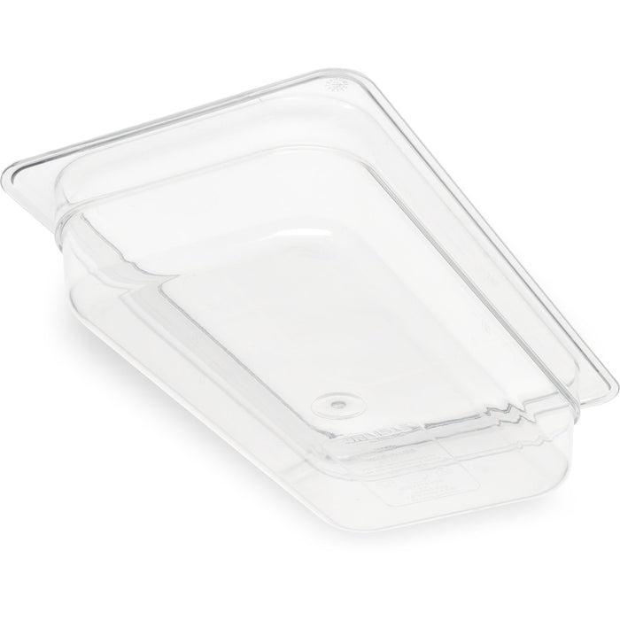 3066007 Carlisle Clear Polycarbonate 1/3 Food Pan 2.6L Capacity 324mm x 175mm x 65mm - Pack of 6 - Pack Price