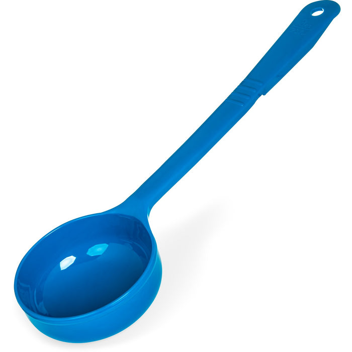 399214 Carlisle Measure Miser Blue Measuring solid spoon with long handle 240mL Capacity - Pack of 12 - Pack Price