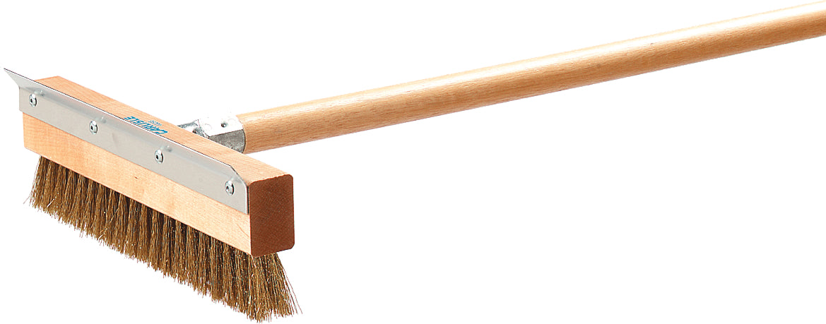 4029300 Carlisle Pizza Oven Brush with Scraper Bristle Length: 32mm Scraper Width 89mm - Pack of 12 - Pack price