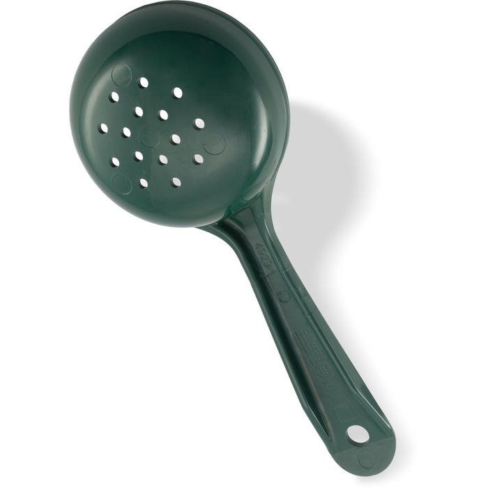 492908 Carlisle Measure Miser Forest Green Measuring Perforated spoon with short handle 120mL Capacity - Pack of 12 - Pack Price