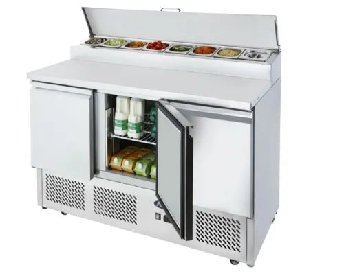 Atosa 3 DOORS OPEN TOP SALADETTE FRIDGE 1365 MM ESL3853