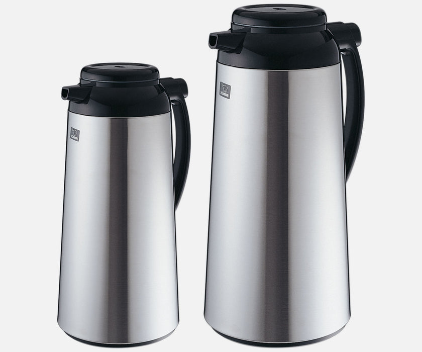 Aqumate 1.0 litre Premium Carafe Stainless Steel finish • Glass-lined interior (please note: not recommended for ice)