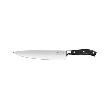 Victorinox Grand Maitre Santoku Knife, Straight Edge 17cm - Black