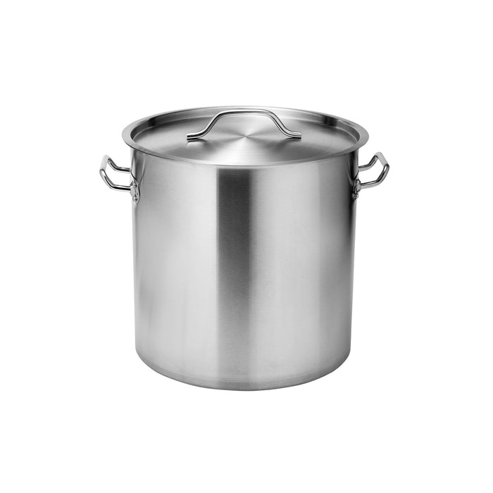 FORCE STOCK POT w/LID 360x360mm SS TRI-PLY 36lt