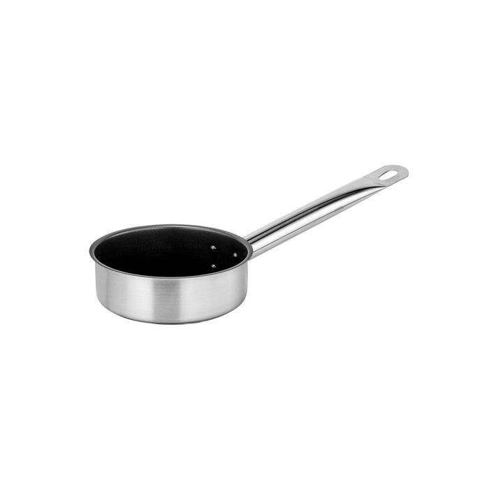 FORCE NON STICK SAUTE PAN w/LID 220x75mm SS TRI-PLY 2.8lt