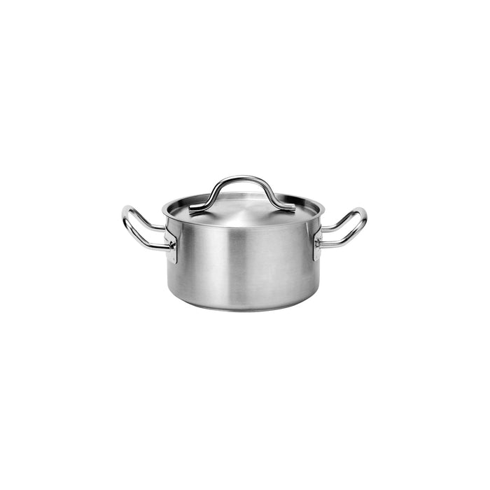 FORCE SAUCE POT w/LID 160x95mm SS TRI-PLY 2.0lt