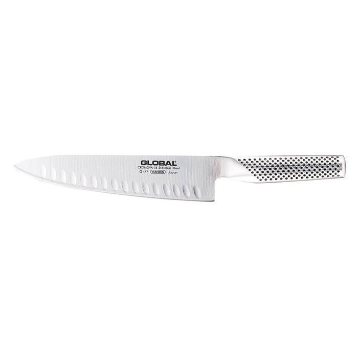 Global Cooks Knife - Fluted Blade, 20cm