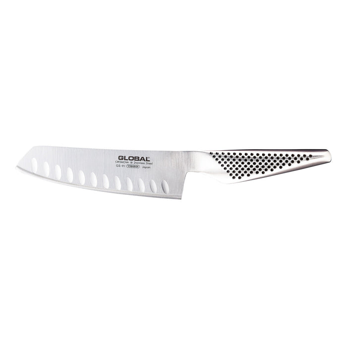 Global Vegetable Knife - Fluted Blade, 14cm