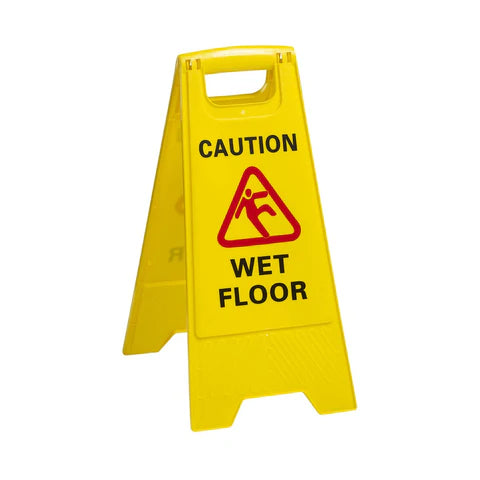 CHEF INOX A FRAME WET FLOOR CAUTION YELLOW