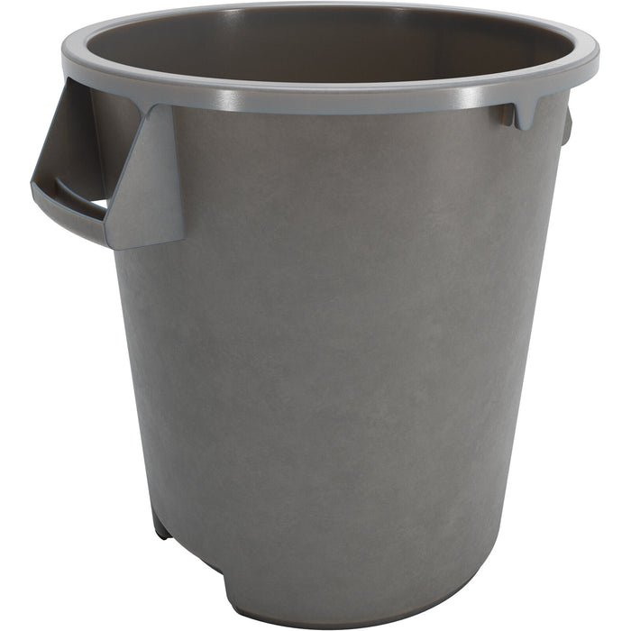 84101023 Carlisle Bronco Grey Round Waste Bin; Capacity 121L