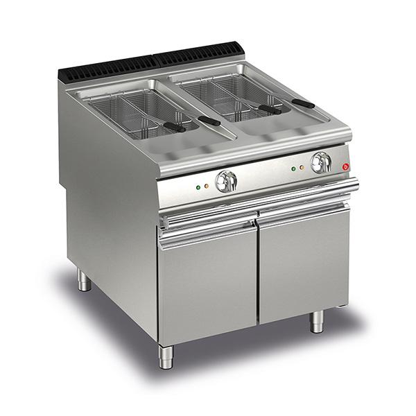 BARON 23+23L Double Basin Gas Deep Fryer