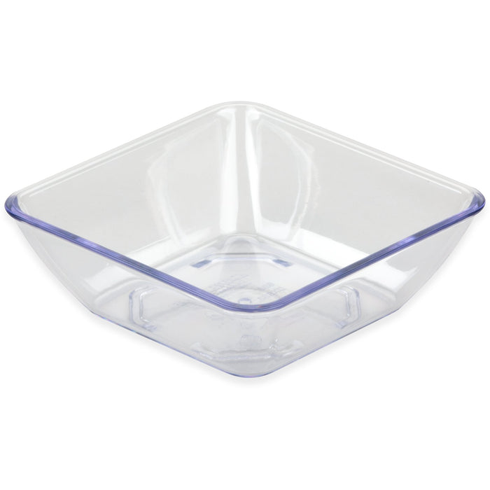 DXSB607 Carlisle Clear SAN Square Bowl 175mL capacity 102mm x 102mm x 32mm - Pack of 96 - Pack Price