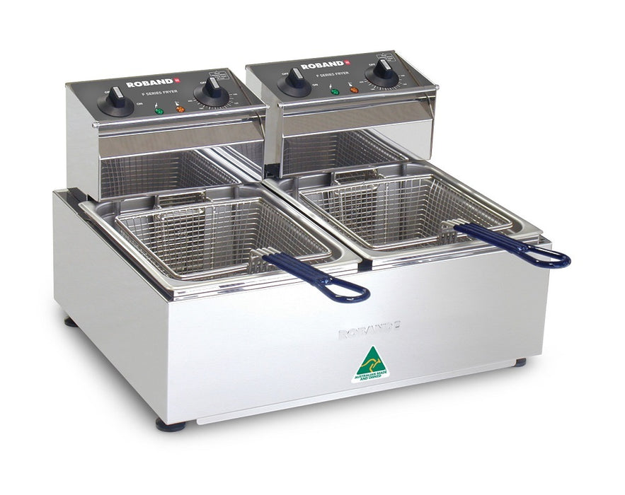 Roband F25 - 2 x 5L Electric Bench Top Fryer
