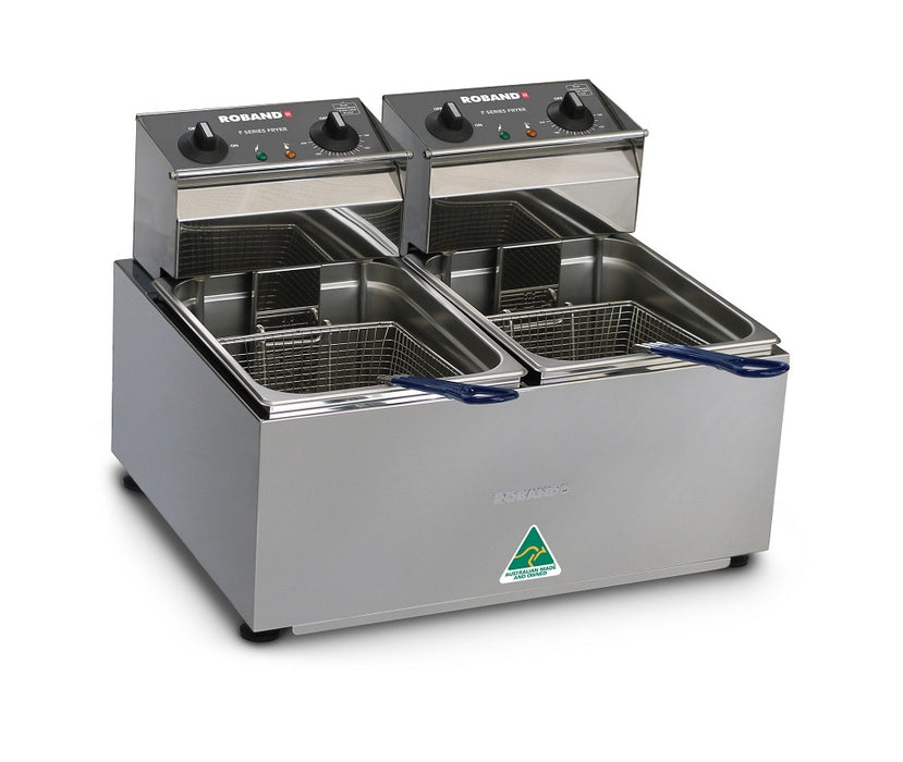 Roband F28 - 2 x 8L Electric Bench Top Fryer