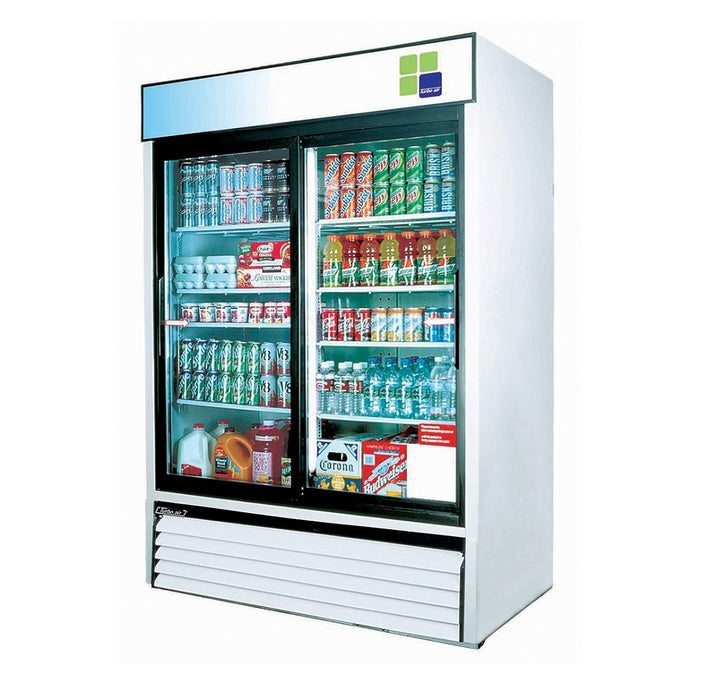 Turbo Air Two Swing Glass Door Display Fridge