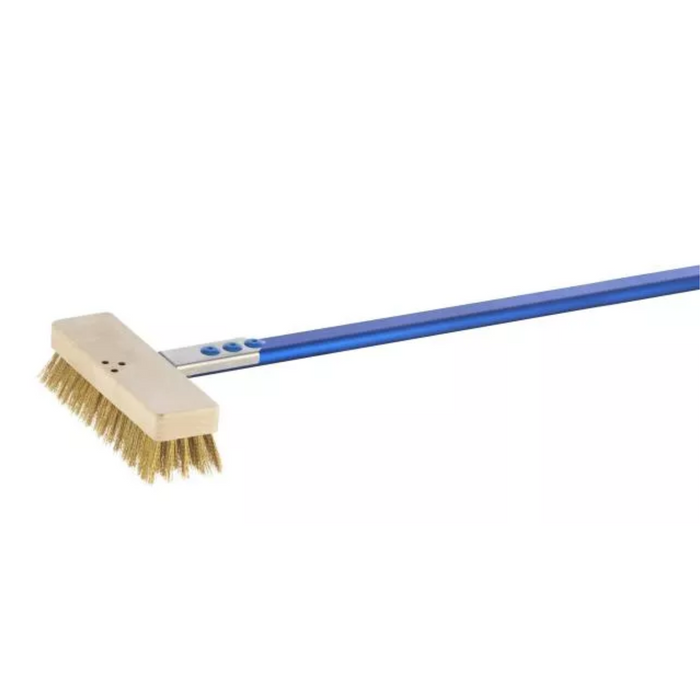 Gi Metal "Azzurra" Low Profile Rectangular Brass Bristle Brush AC-SP3/120