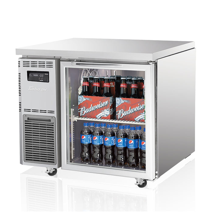 Turbo Air Under counter Chiller  1 Glass door KGR9-1-N(HC)(600)