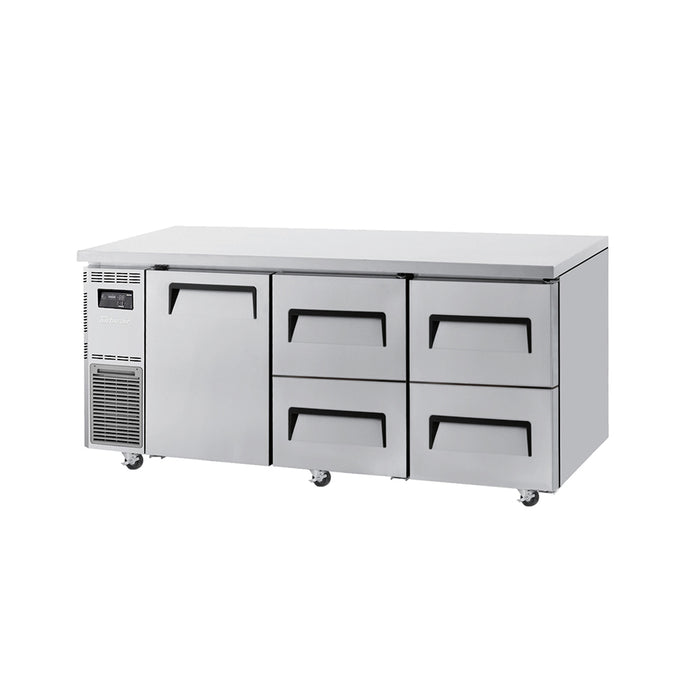 Turbo Air Undercounter 1 Door 4 Drawer Chiller KUR18-2D-4-N(HC)