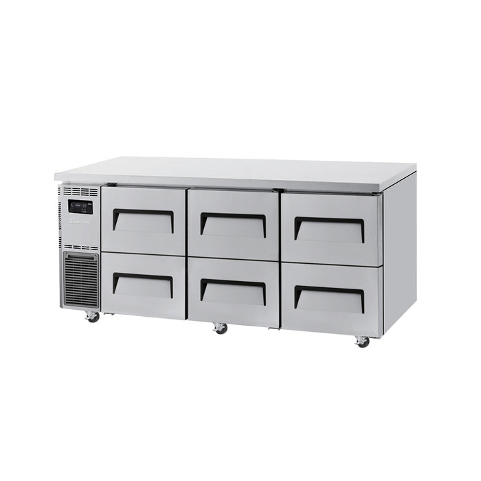 Turbo Air Undercounter 6 Drawer Chiller KUR12-3D-6-N(HC)