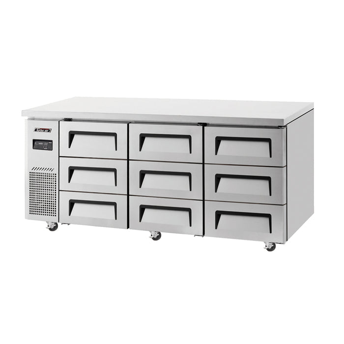 Turbo Air Undercounter 9 Drawer Chiller KUR18-3D-9-N(HC)