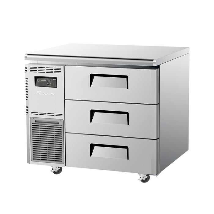 Turbo Air Undercounter  3 Drawer Chiller KUR12-2D-2-N