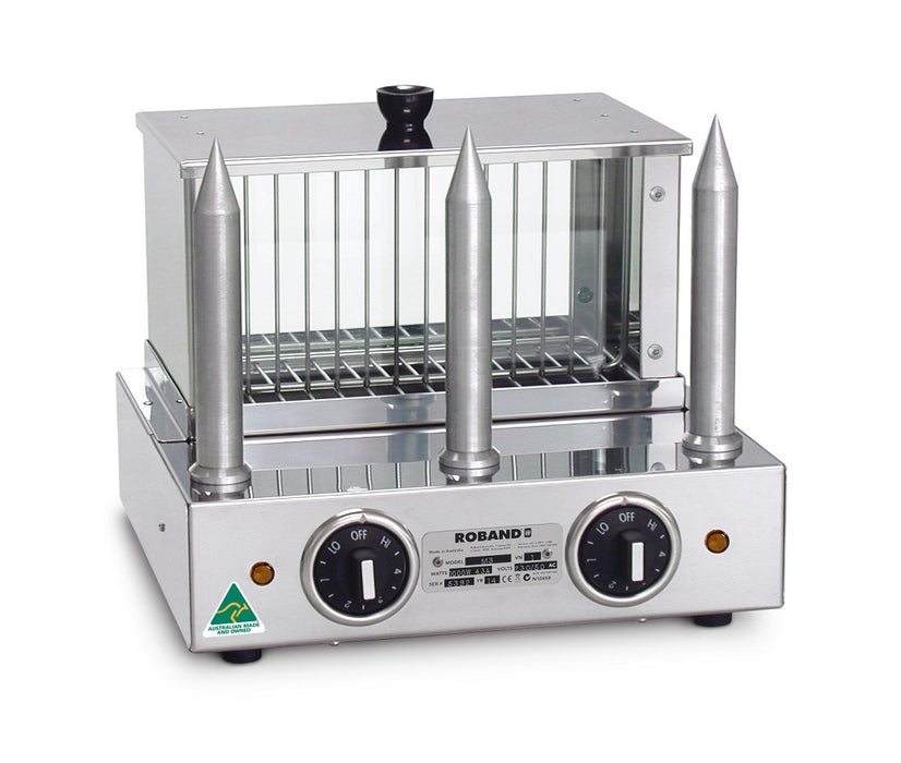 Roband M3 Hot Dog & Bun Warmer 3 Aluminium Spikes