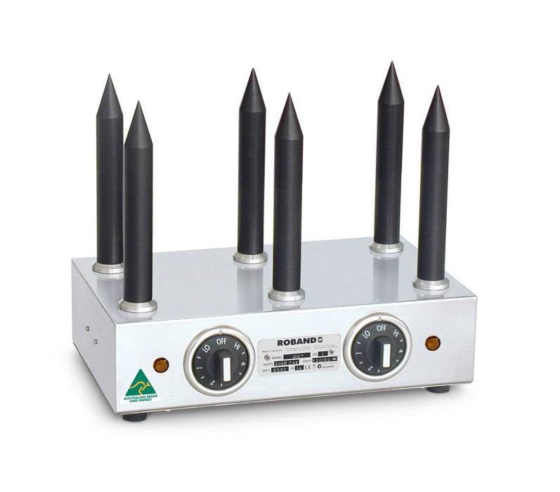 Roband M6T Bun Warmer 6 Teflon Spikes