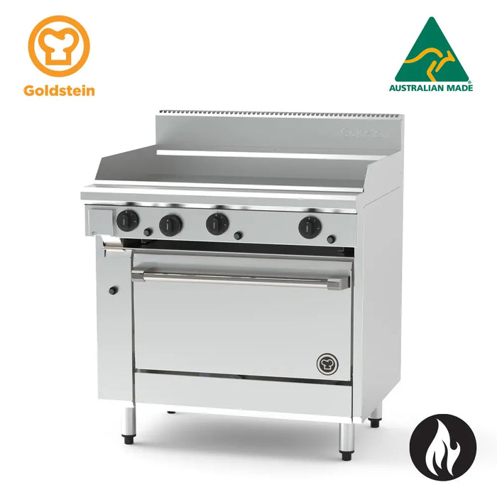 Goldstein 800 SERIES 28” (700 mm) OVEN RANGES Fan Force Gas Oven PF36G28FF-X