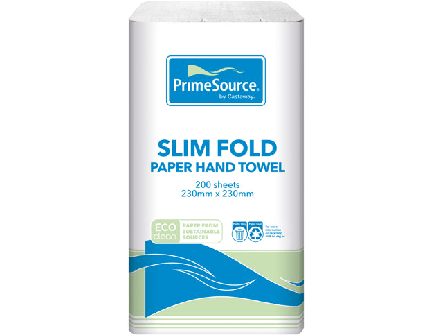 PrimeSource Eco-Clean® Slim Fold Paper Hand Towel PS-SFT200