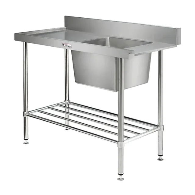 Simply Stainless Dishwasher Inlet Bench 700 Series - 2100mm Wide Right SS08.7.2100R
