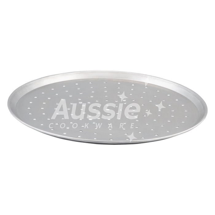 Aussie Cookware 10” Aluminium Perforated Pizza Tray
