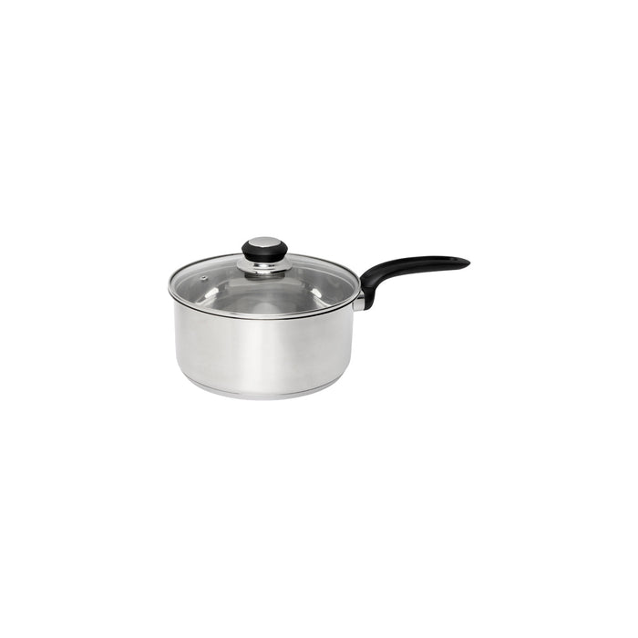WILTSHIRE CLASSIC SAUCEPAN 140mm W/GLASS LID