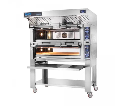 GAM AZZURRO Bakery 2 Tray (60 x 40cm) Stone Deck Oven Dual Static /Fan Forced FORABAK2TR400