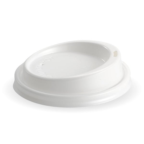 BIOPAK 90mm Large White PS BioCup Lid 1000 Units
