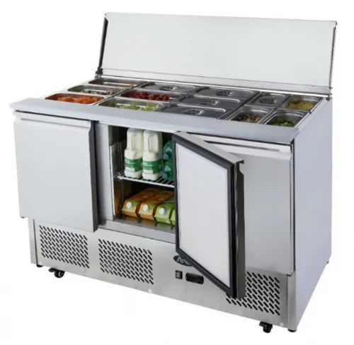 Atosa 3 DOORS SLIDING LID SALADETTE FRIDGE 1365 MM ESL3850