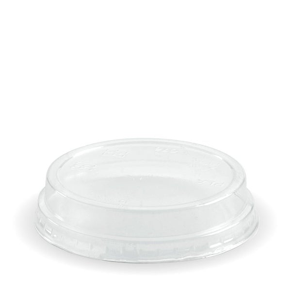 BIOPAK 60-280ml Dome No Hole Clear BioCup Lid 1000 units