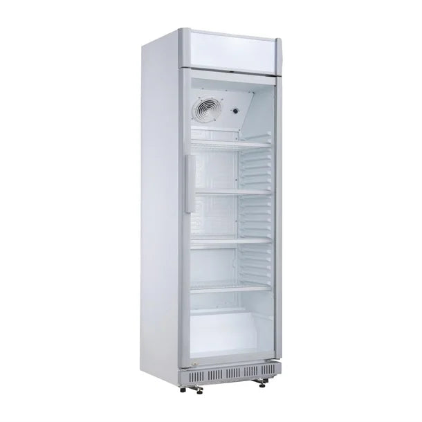 Polar C-Series Upright Display Cooler with Light Box - 346Ltr CC064-A