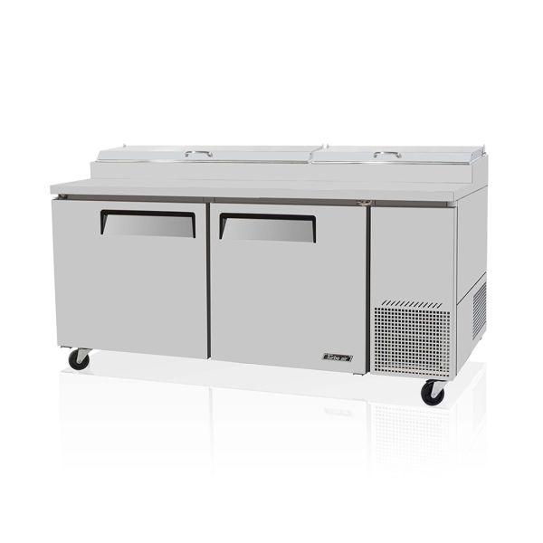 Turbo Air Pizza Prep Table 2 Door CTPR67SD.