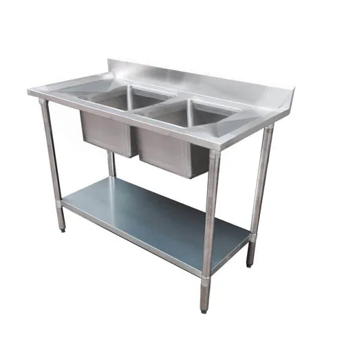 Modular Economic 304 Grade SS Centre Single Sink Bench 1200x600x900 sink  1200-6-SSBC