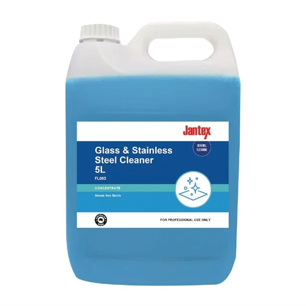 Jantex Glass & Stainless Steel Cleaner Concentrate 5Ltr