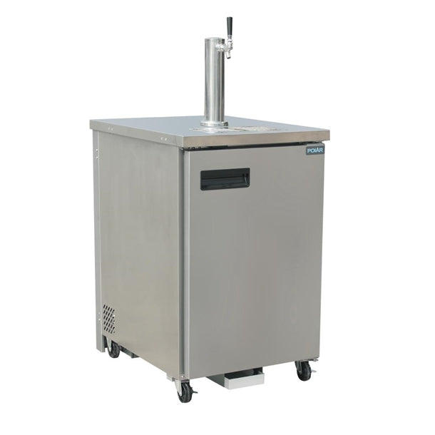 Polar G-Series Upright Display Cooler with Light Box Sliding Door - 950Ltr GE581-A