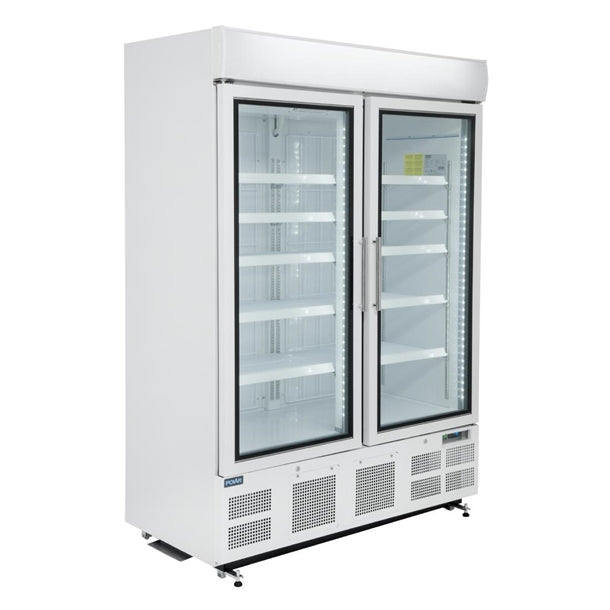 Polar G-Series Upright Display Freezer White 412Ltr GH506-A