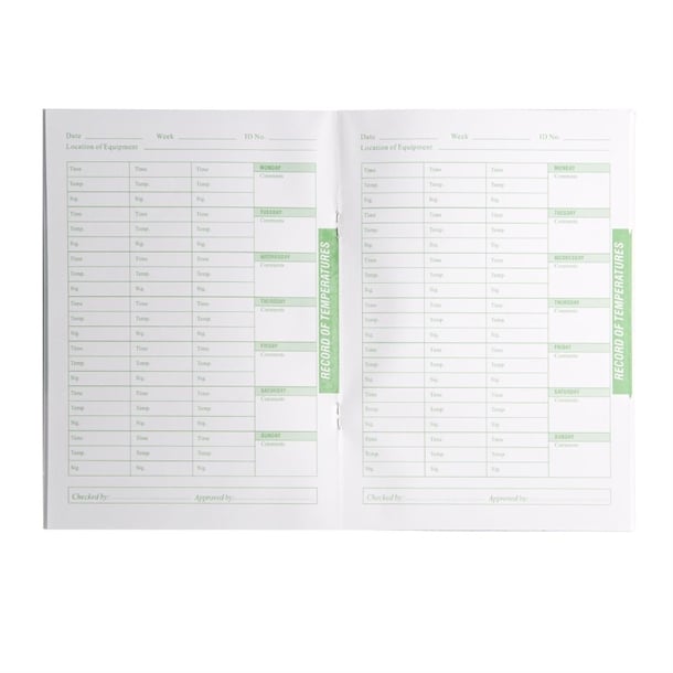 Multistem Thermometer F338 with Temperature Log Book J201