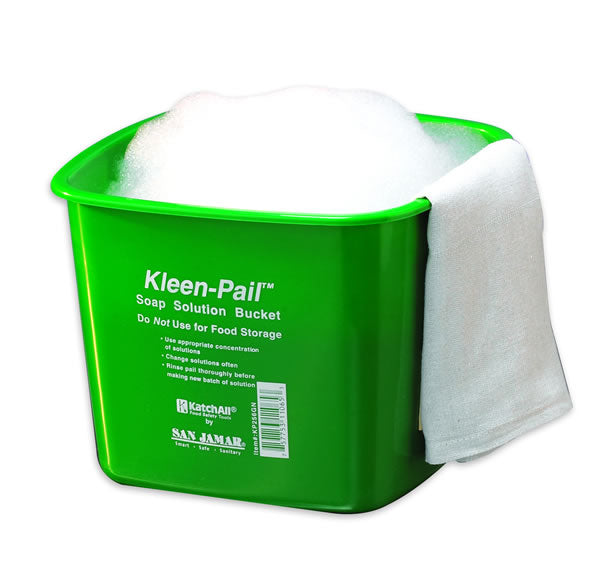San Jamar Kleen-Pail in Green for Soap Solutions  KP196GN